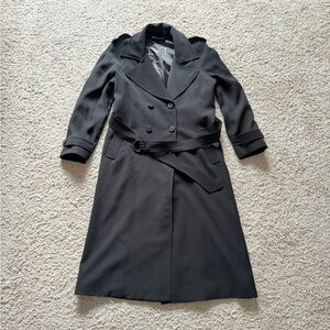 Mycra Pac Life Black Trench Coat